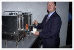 John Shields getting some coffee early in the night.
PC-DSC 7853